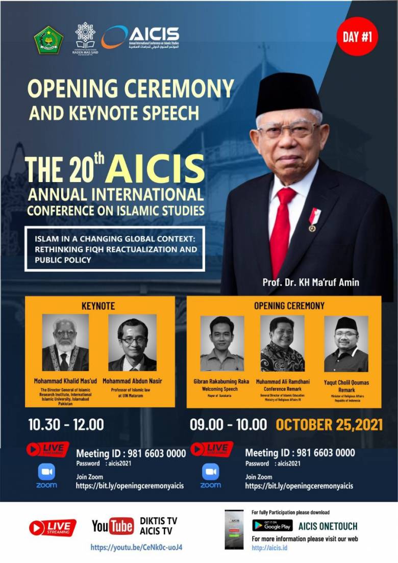 Wakil Presiden RI Akan Buka Gelaran AICIS Ke 20 di UIN Surakarta